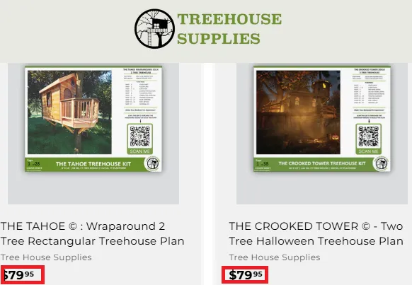 Treehousesupplies offwe